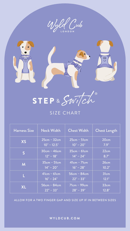 Step & Switch® Dog Harness: Chiswick Oyster