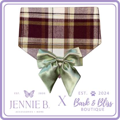 JB X B&B Collab Sage Green Bandana