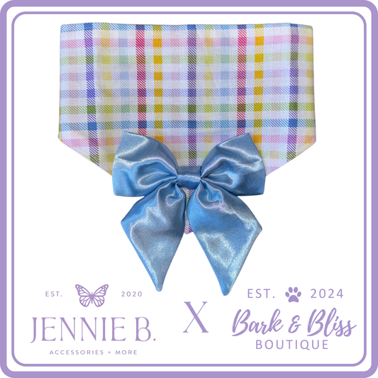 JB X B&B Collab Baby Blue Bandana