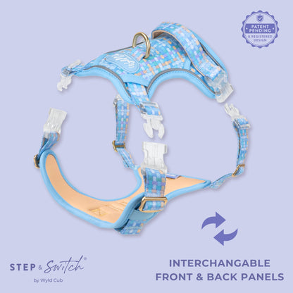Step & Switch® Dog Harness: Belgravia Macaron