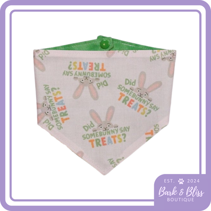 Did Somebunny Say Treats Bandana