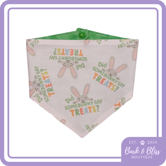 Did Somebunny Say Treats Bandana