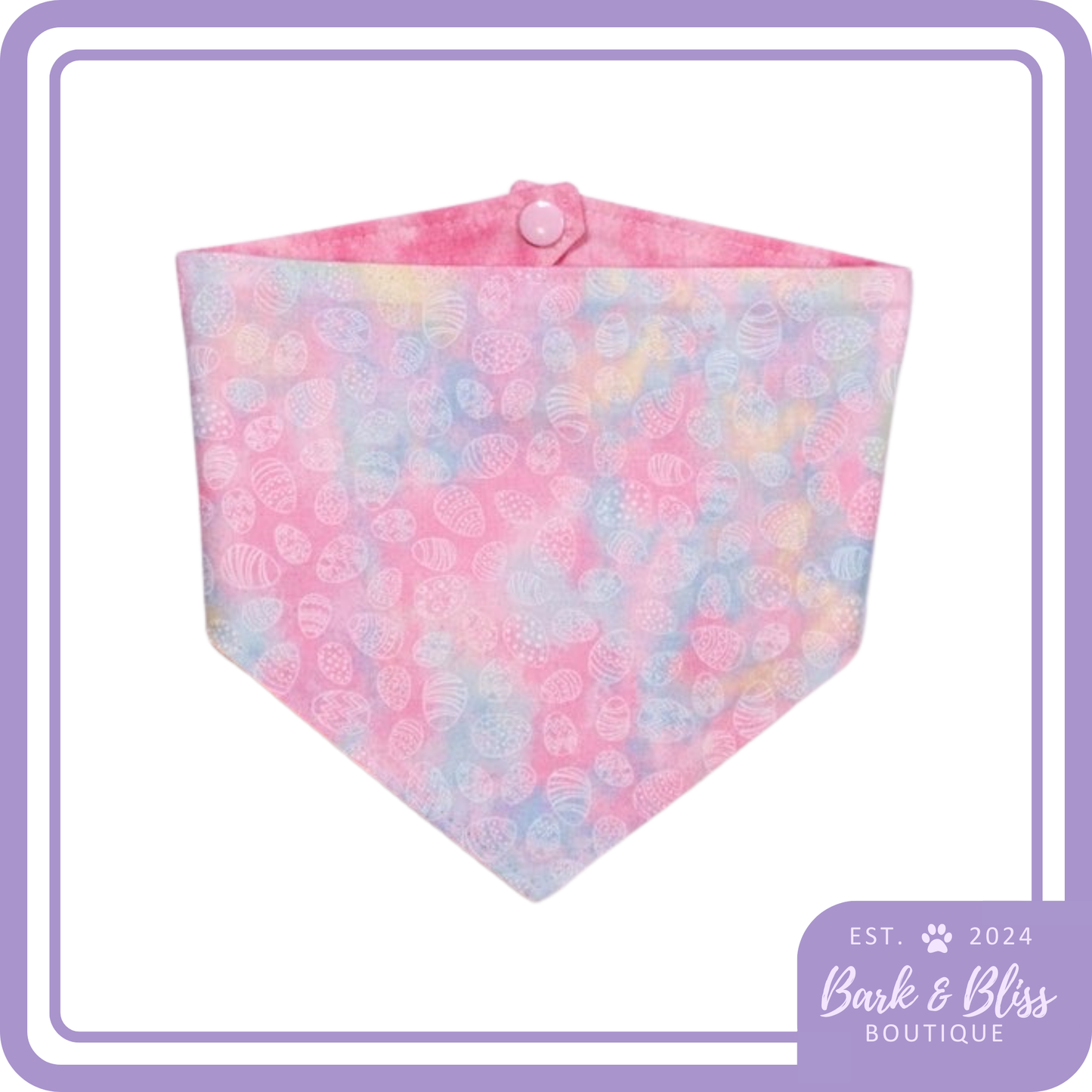 Tie Dye Easter Eggs Bandana