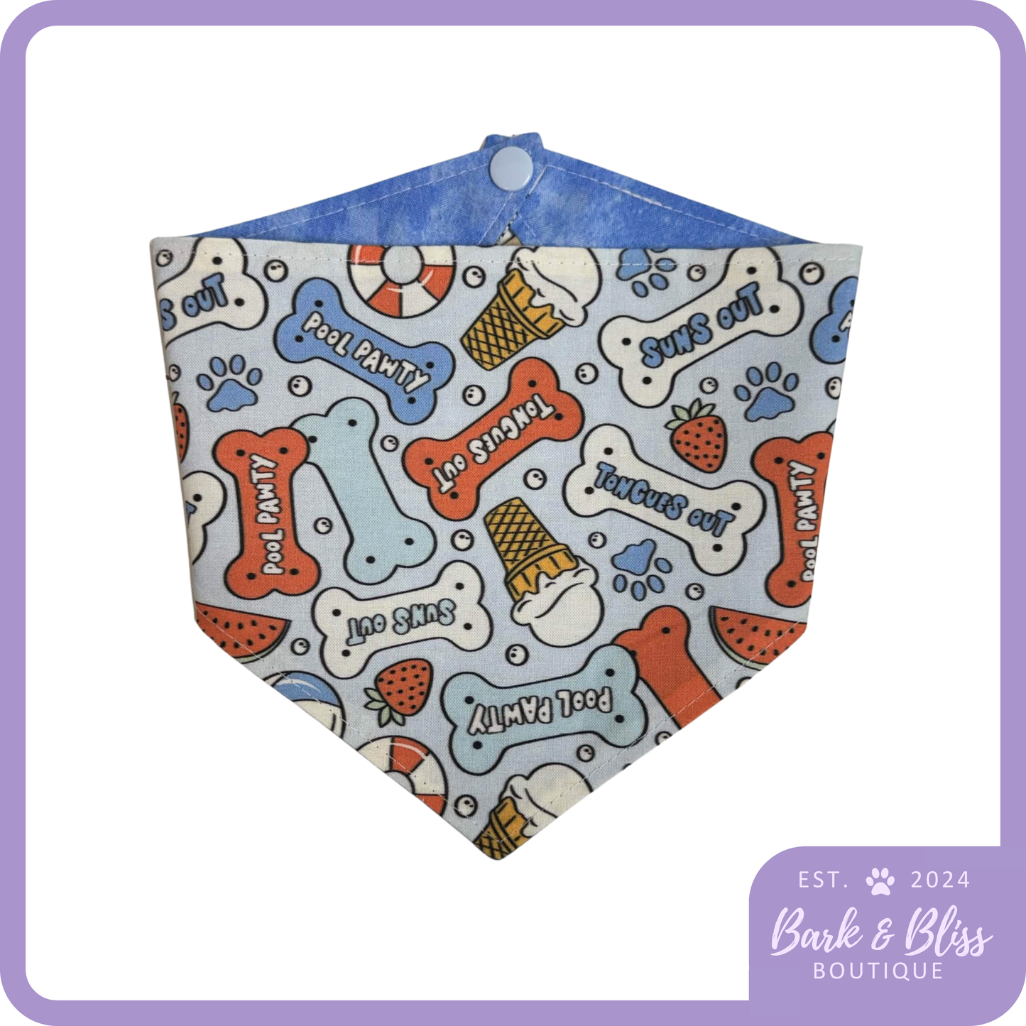 Pool Pawty Bandana
