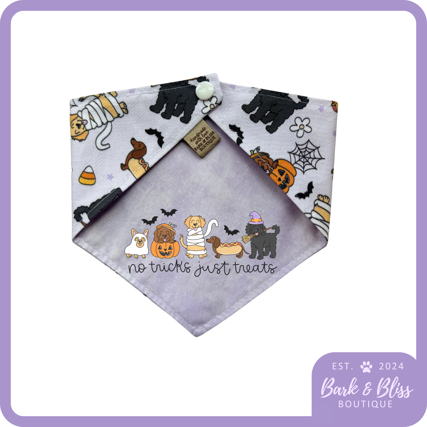 No Tricks Just Treats Bandana