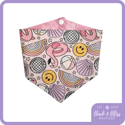 Pink Summer Fun Bandana