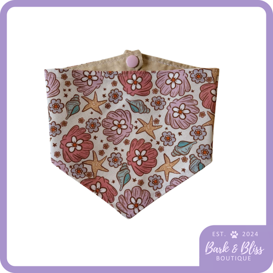 Groovy Summer Seashells Bandana