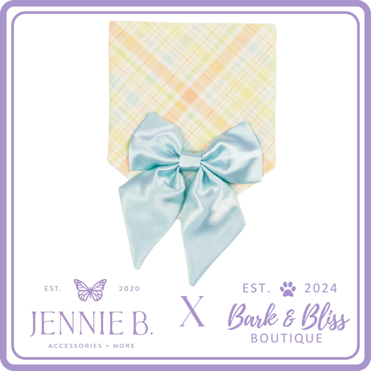 JB X B&B Collab Spring Teal Bandana