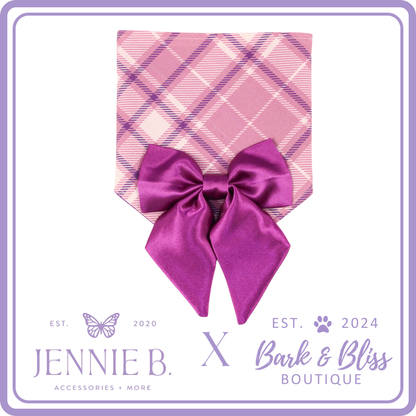 JB X B&B Collab Spring Purple Bandana