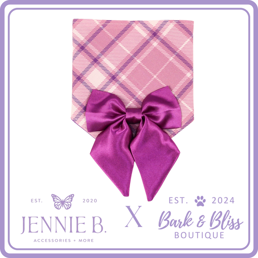 JB X B&B Collab Spring Purple Bandana