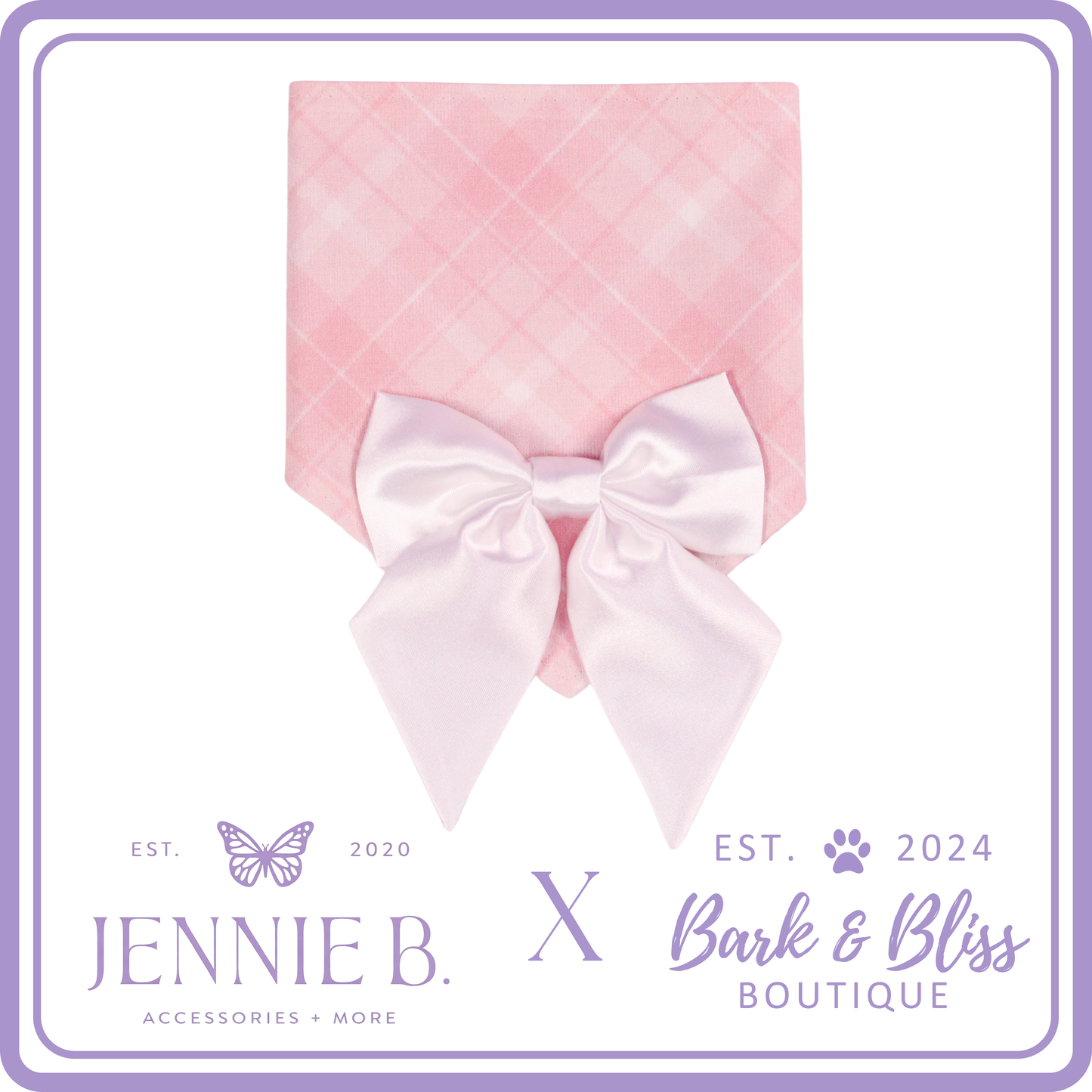 JB X B&B Collab Spring White Bandana