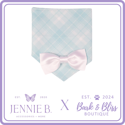 JB X B&B Collab Spring White Bow Tie Bandana