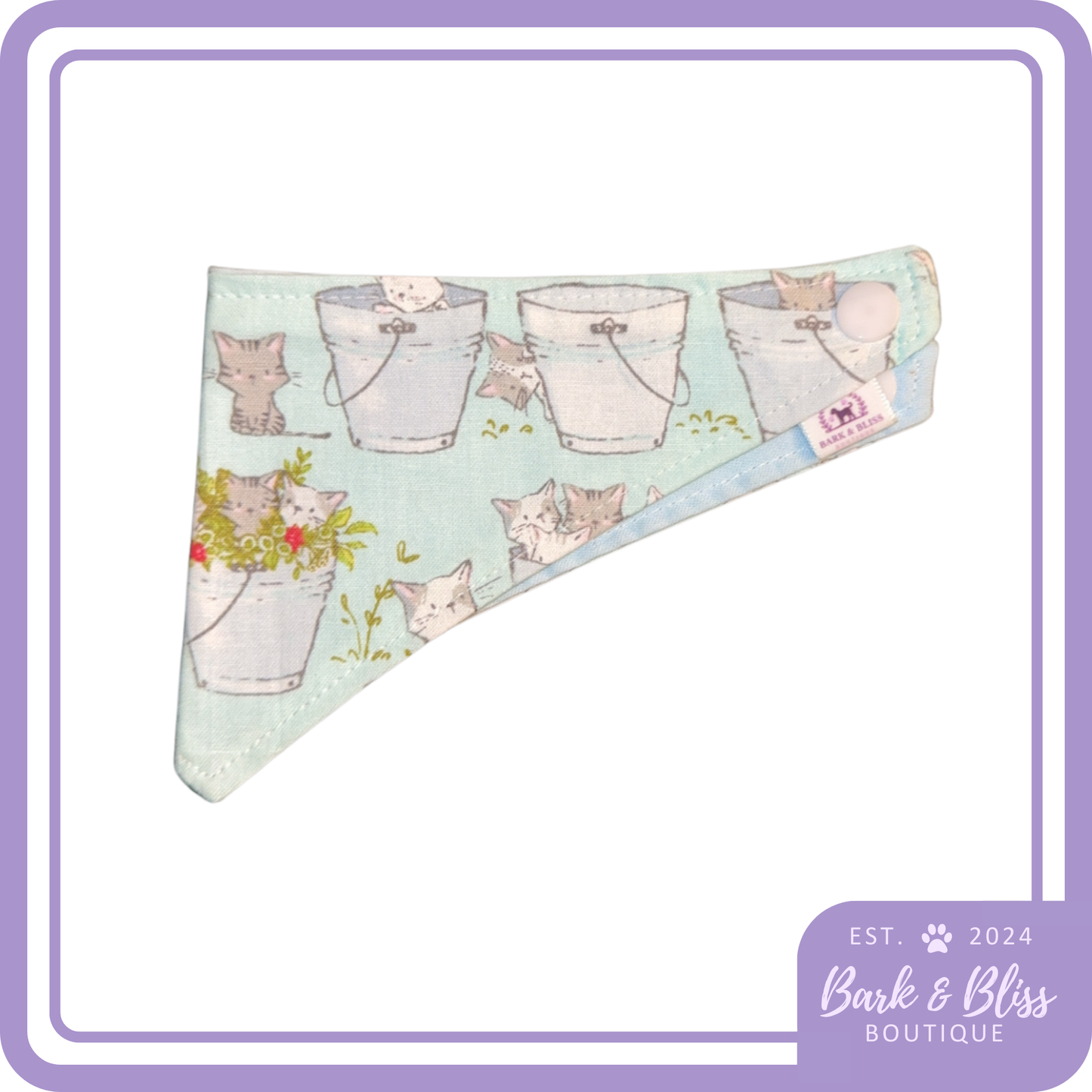 Kittens in Buckets Bandana
