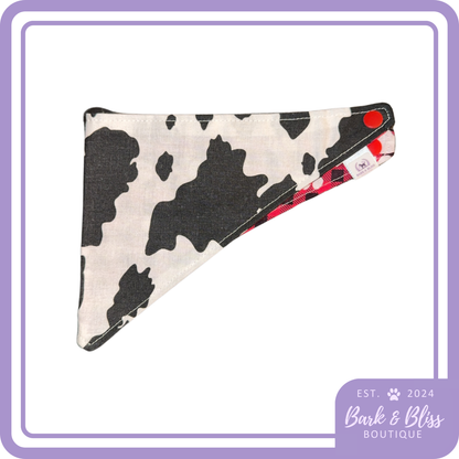Cow Print Bandana