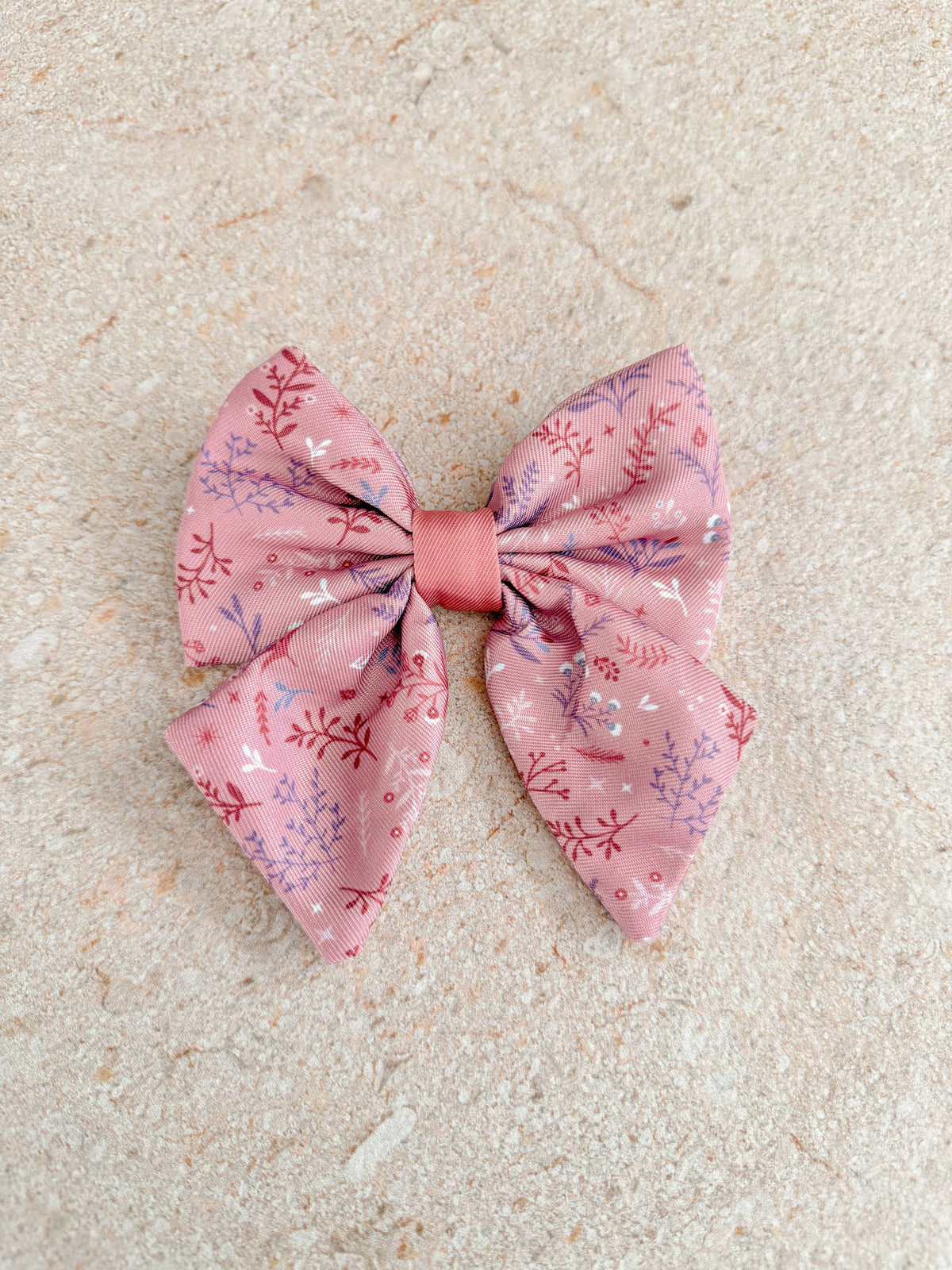 Dog Sailor Bow: Chiswick Rosewood