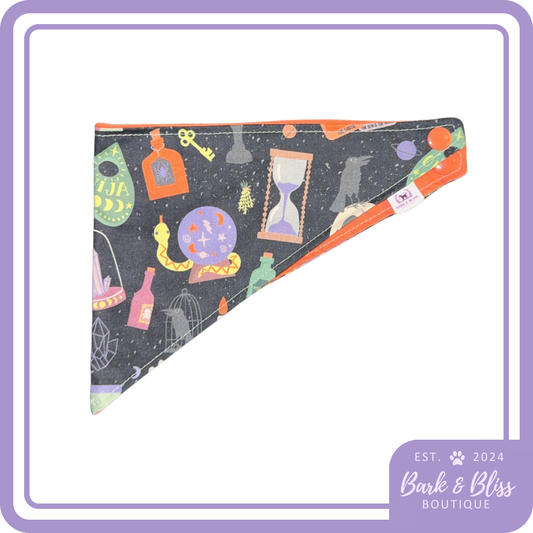 Black Halloween Bandana
