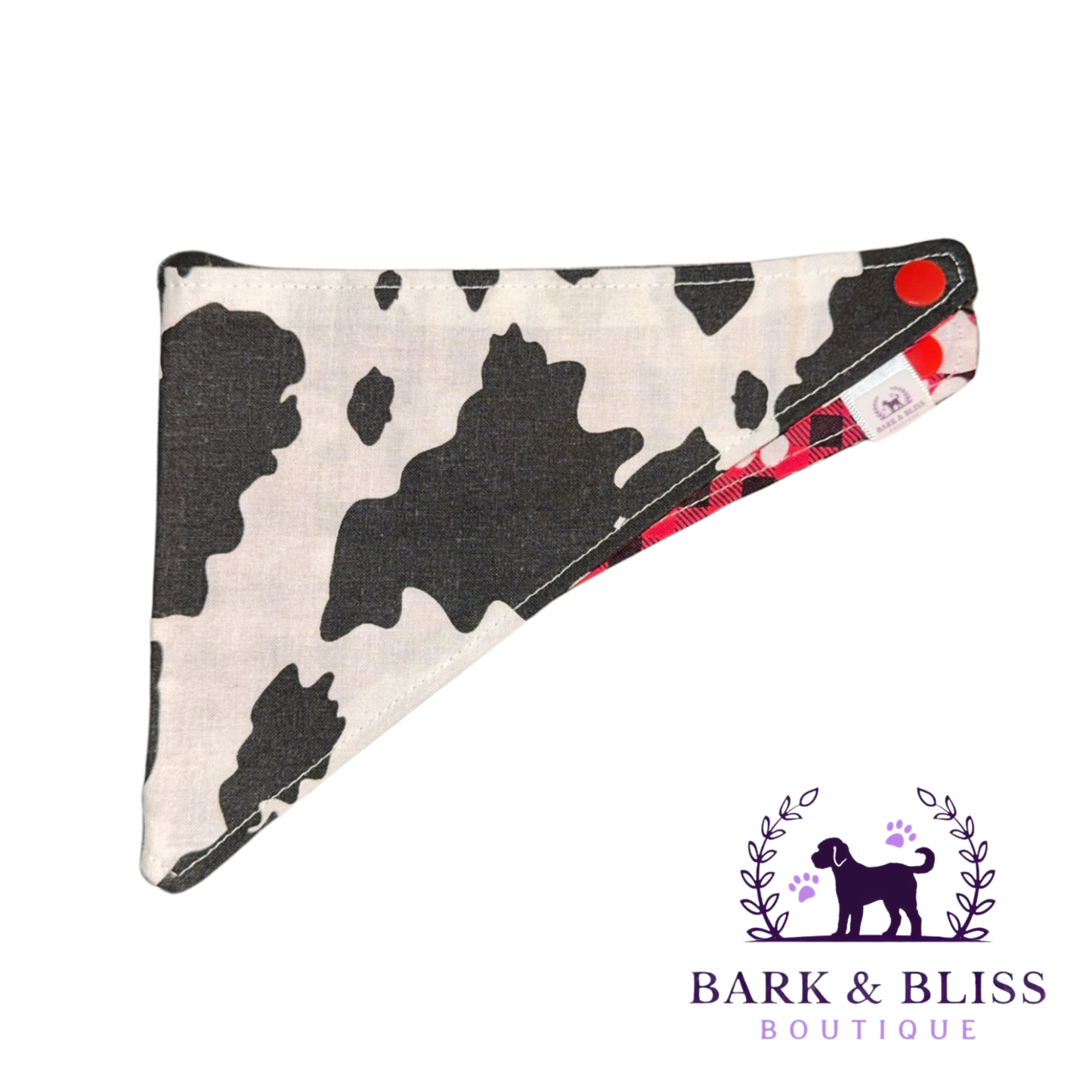 Cow Print Bandana