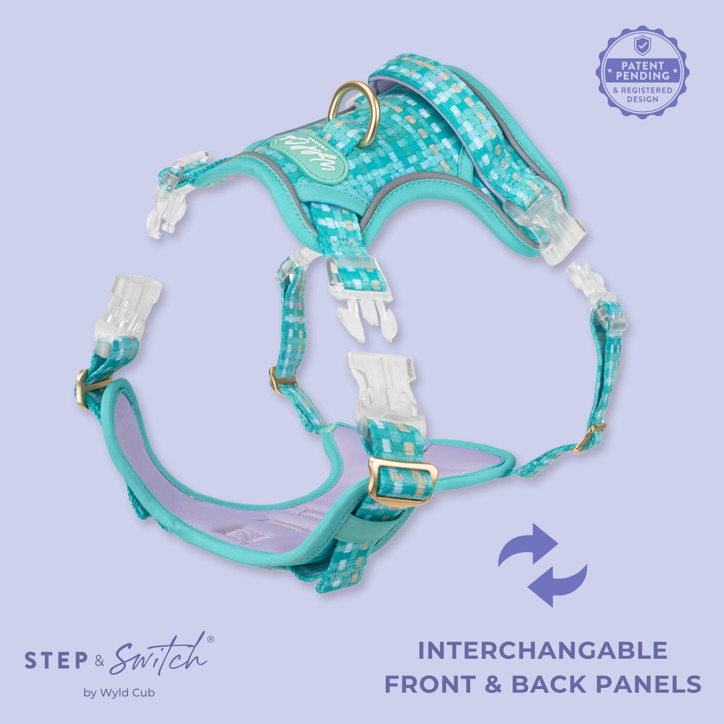 Step & Switch® Dog Harness: Belgravia Sweetpea