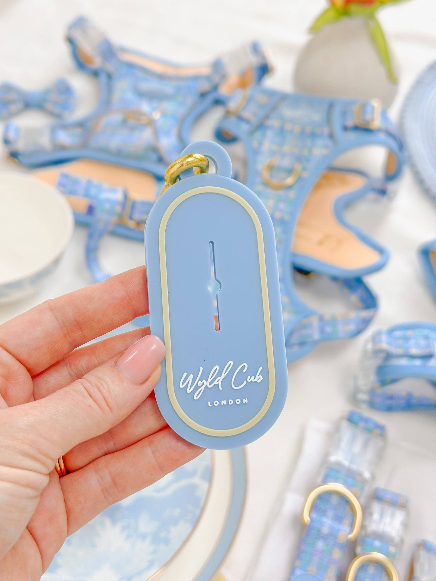 Dog Poop Bag Caddy: Belgravia Macaron