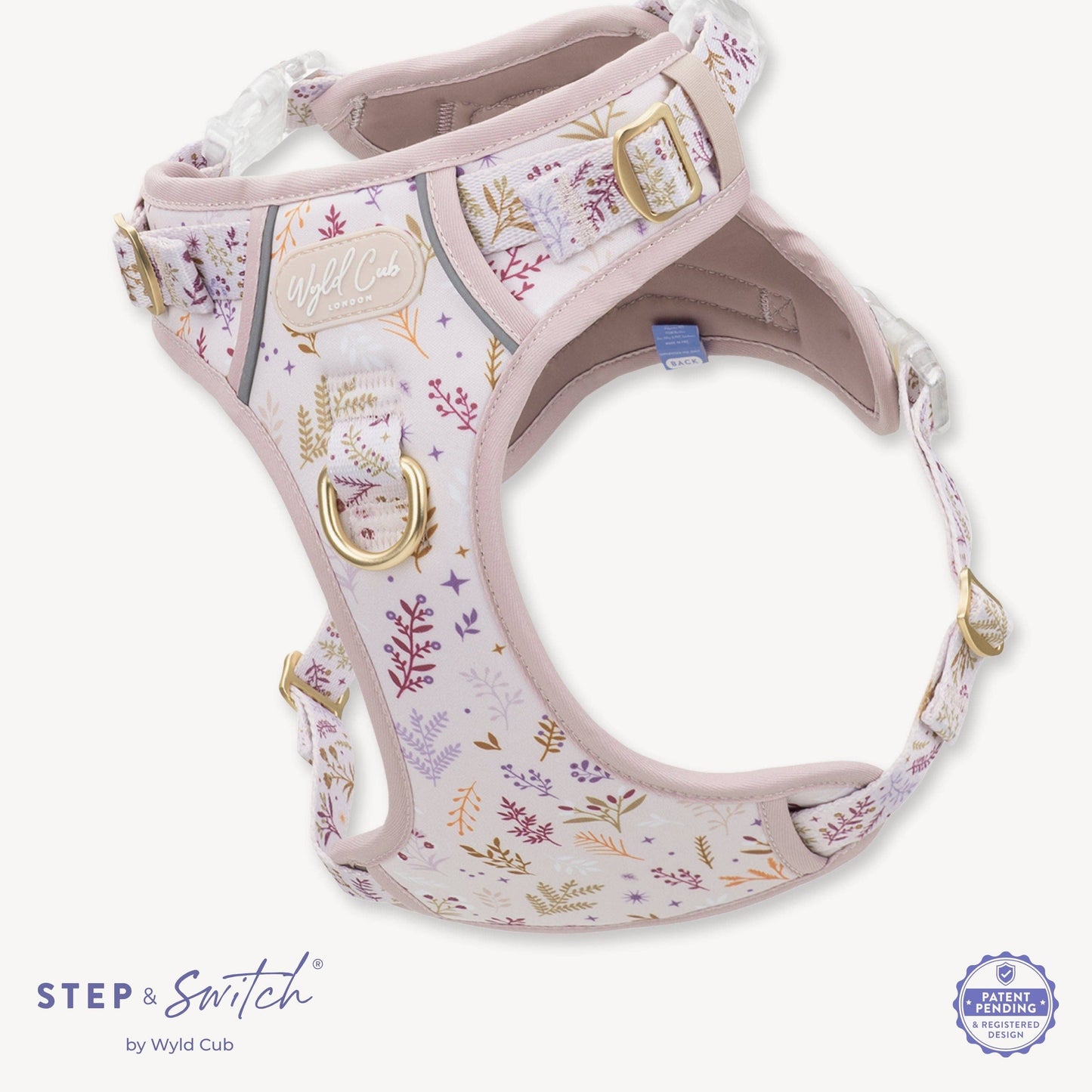 Step & Switch® Dog Harness: Chiswick Oyster