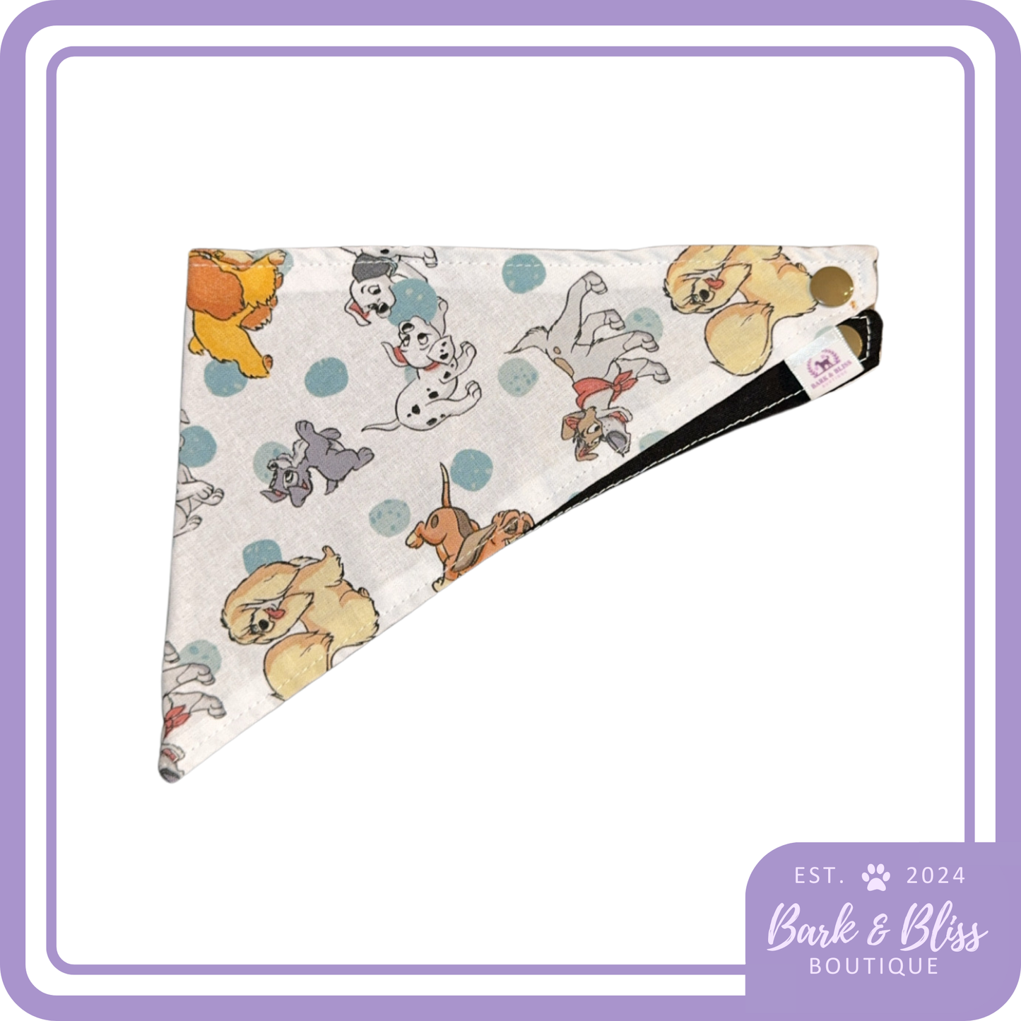 White Disney Dogs Bandana