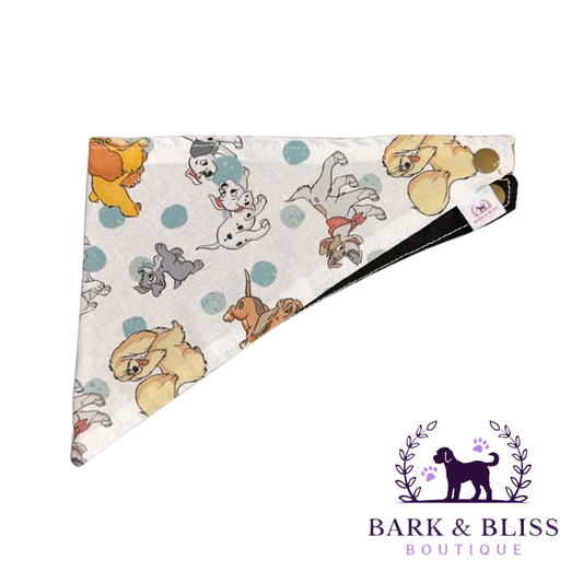 White Disney Dogs Bandana