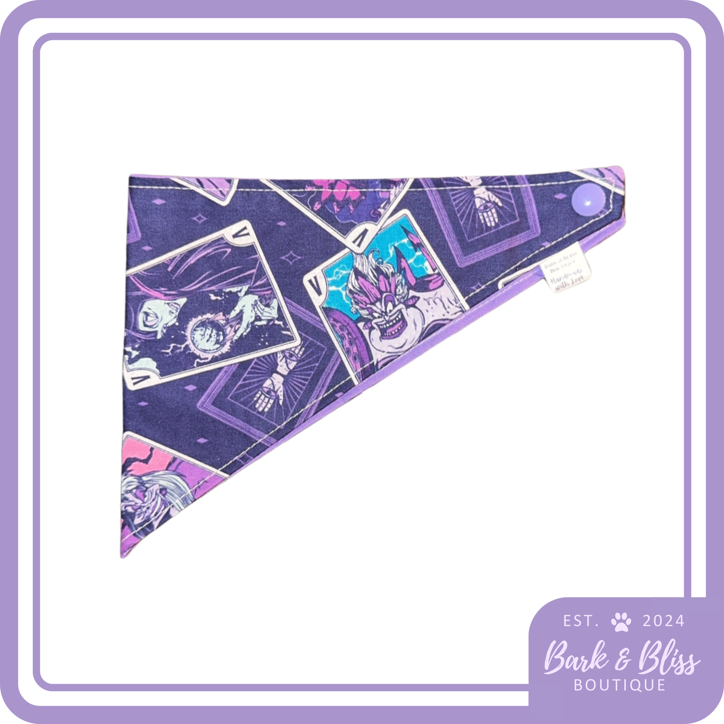 Purple Disney Villains Bandana