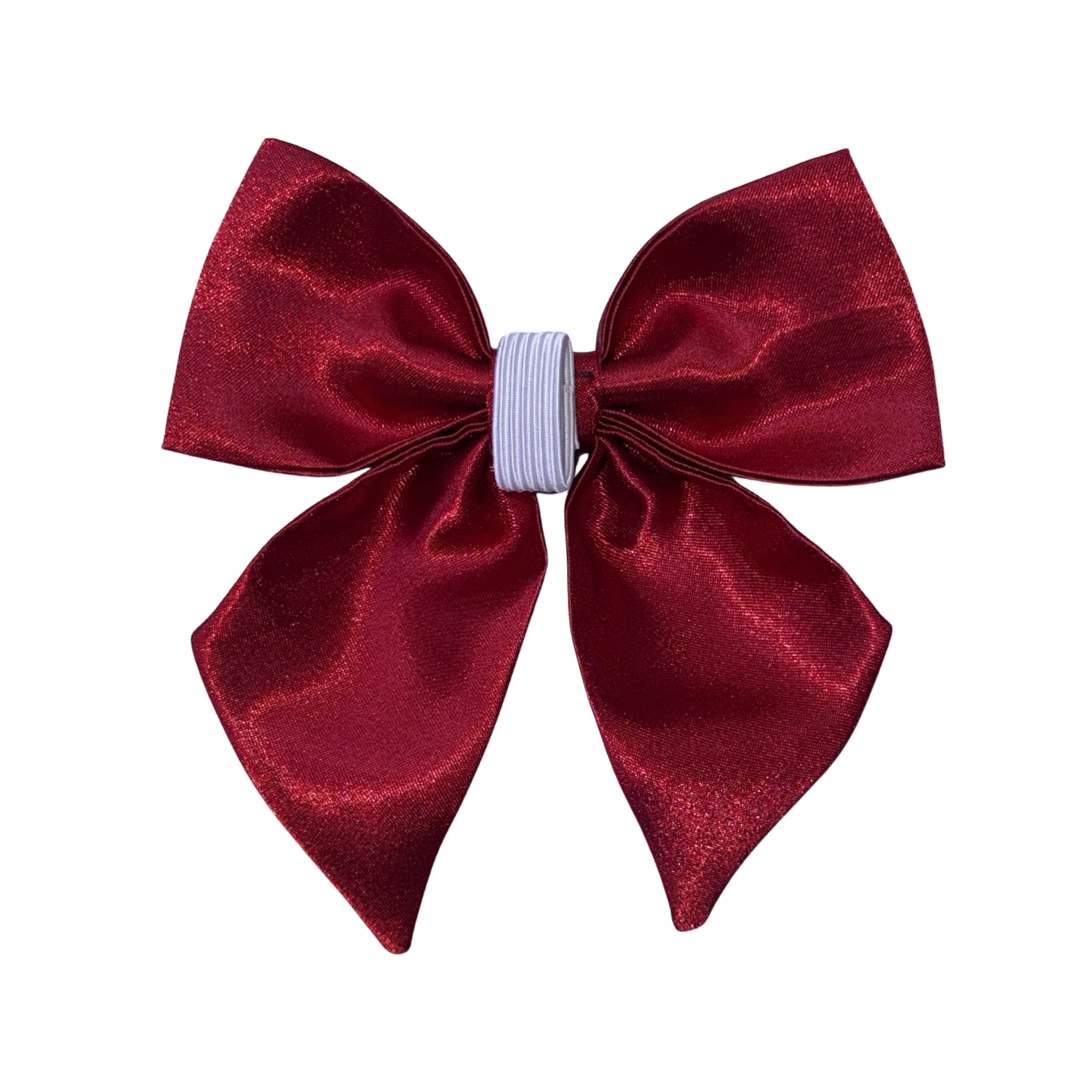 Cranberry Collar Bow