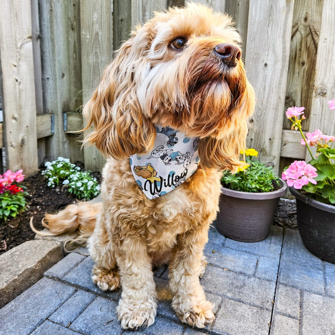 White Disney Dogs Bandana