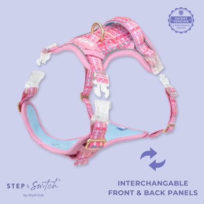 Step & Switch® Dog Harness: Belgravia Bonbon