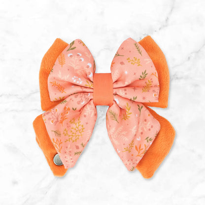 Dog Butterfly Bow: Chiswick Papaya