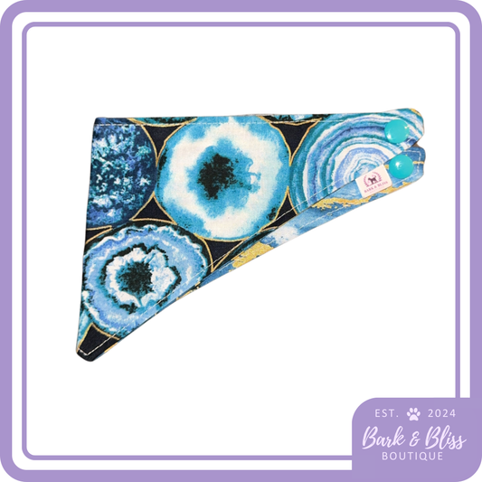 Blue Circle Bandana