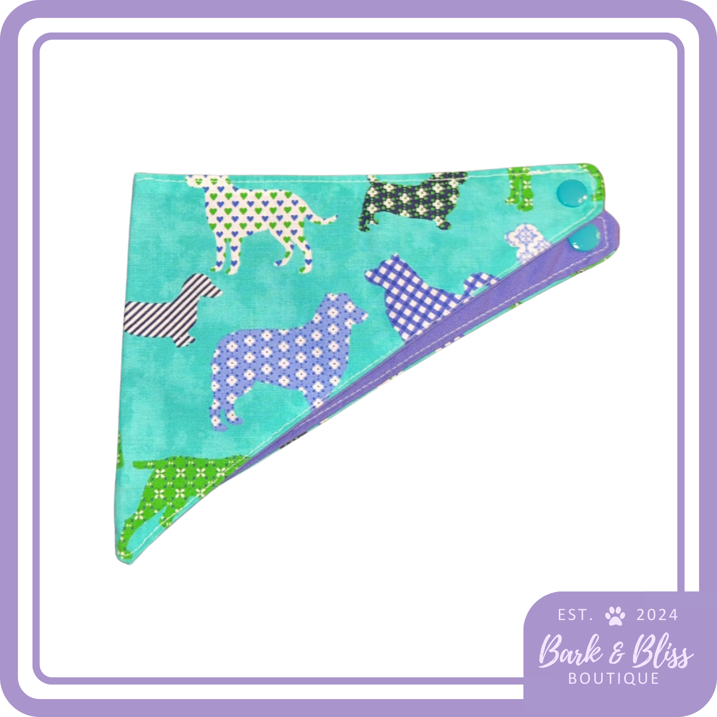 Green Dog Bandana