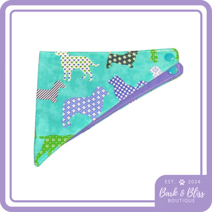 Green Dog Bandana