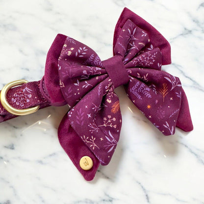 Dog Butterfly Bow: Chiswick Fig