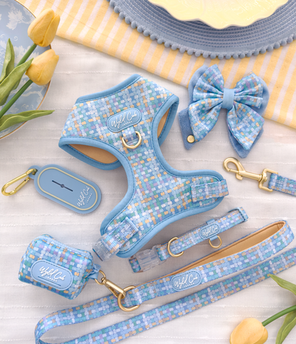 Adjustable Dog Harness: Belgravia Macaron