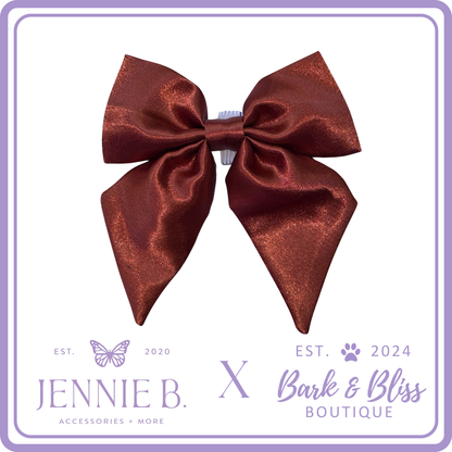 Amber Collar Bow