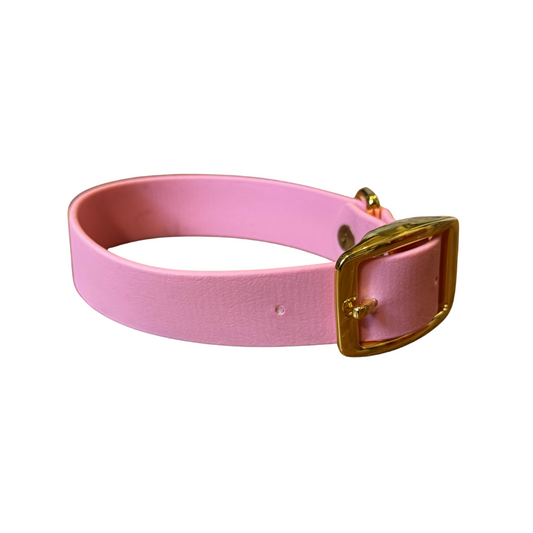 Light Pink Biothane Collar
