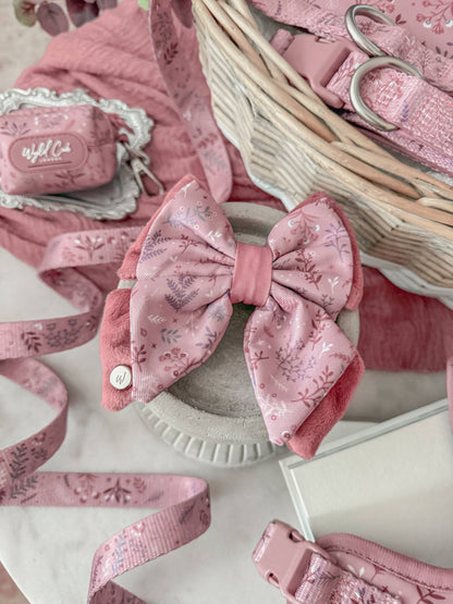 Dog Butterfly Bow: Chiswick Rosewood