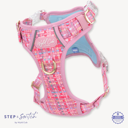 Step & Switch® Dog Harness: Belgravia Bonbon