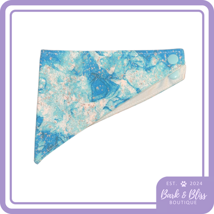 Light Blue Galaxy Bandana