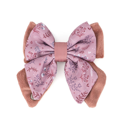 Dog Butterfly Bow: Chiswick Rosewood