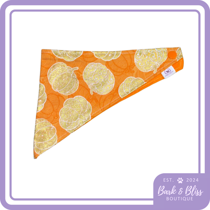 Golden Pumpkin Bandana