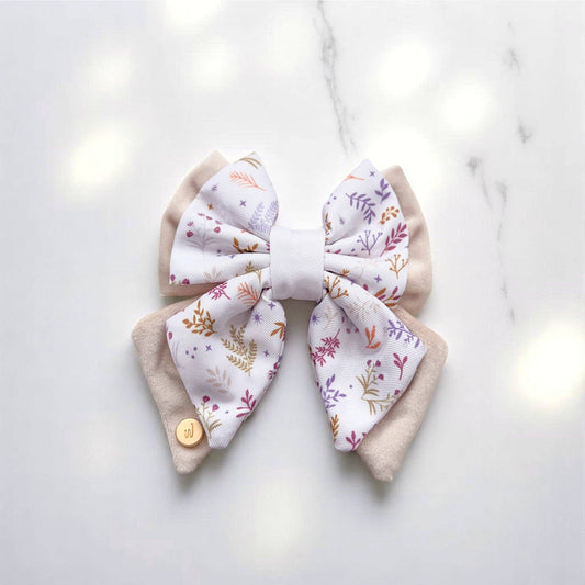 Dog Butterfly Bow Tie: Chiswick Oyster