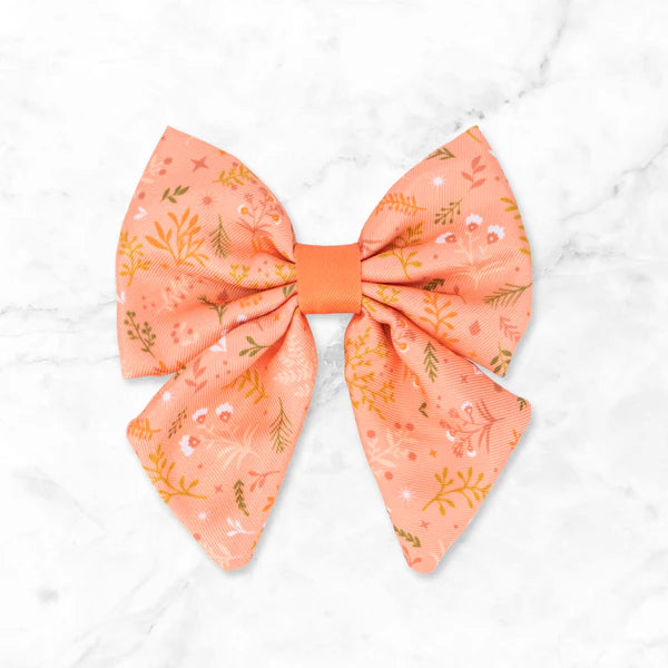 Dog Sailor Bow: Chiswick Papaya