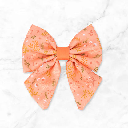 Dog Sailor Bow: Chiswick Papaya