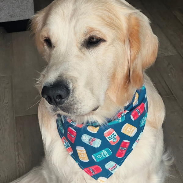 Customer photo for Dogs Brew Bandana