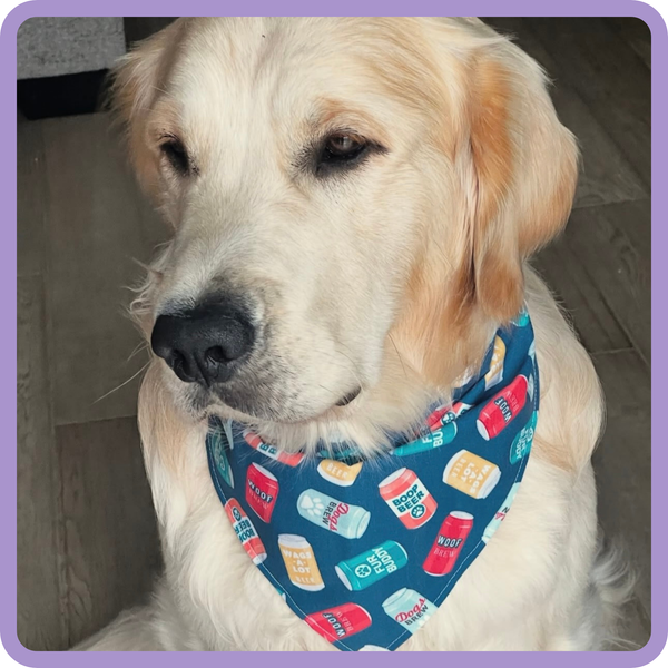 Customer photo for Dogs Brew Bandana