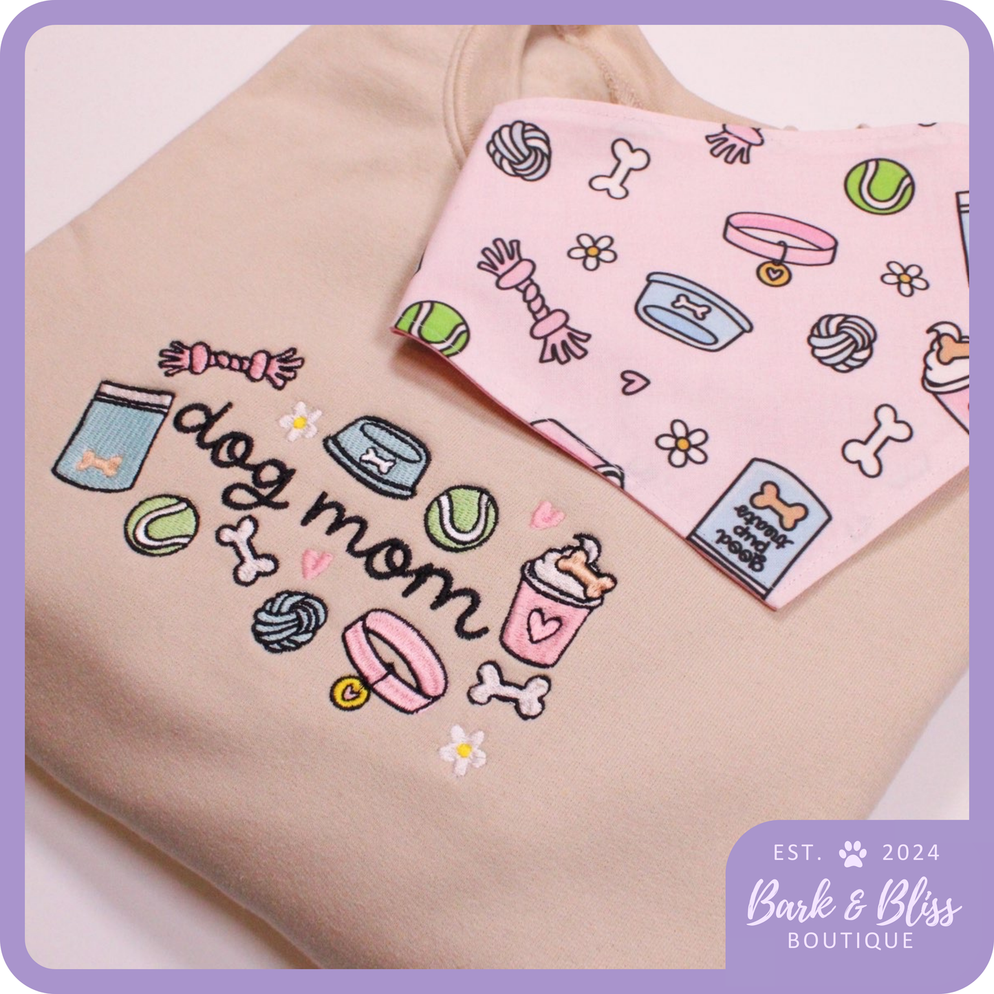 Dog Mom Essentials Bandana
