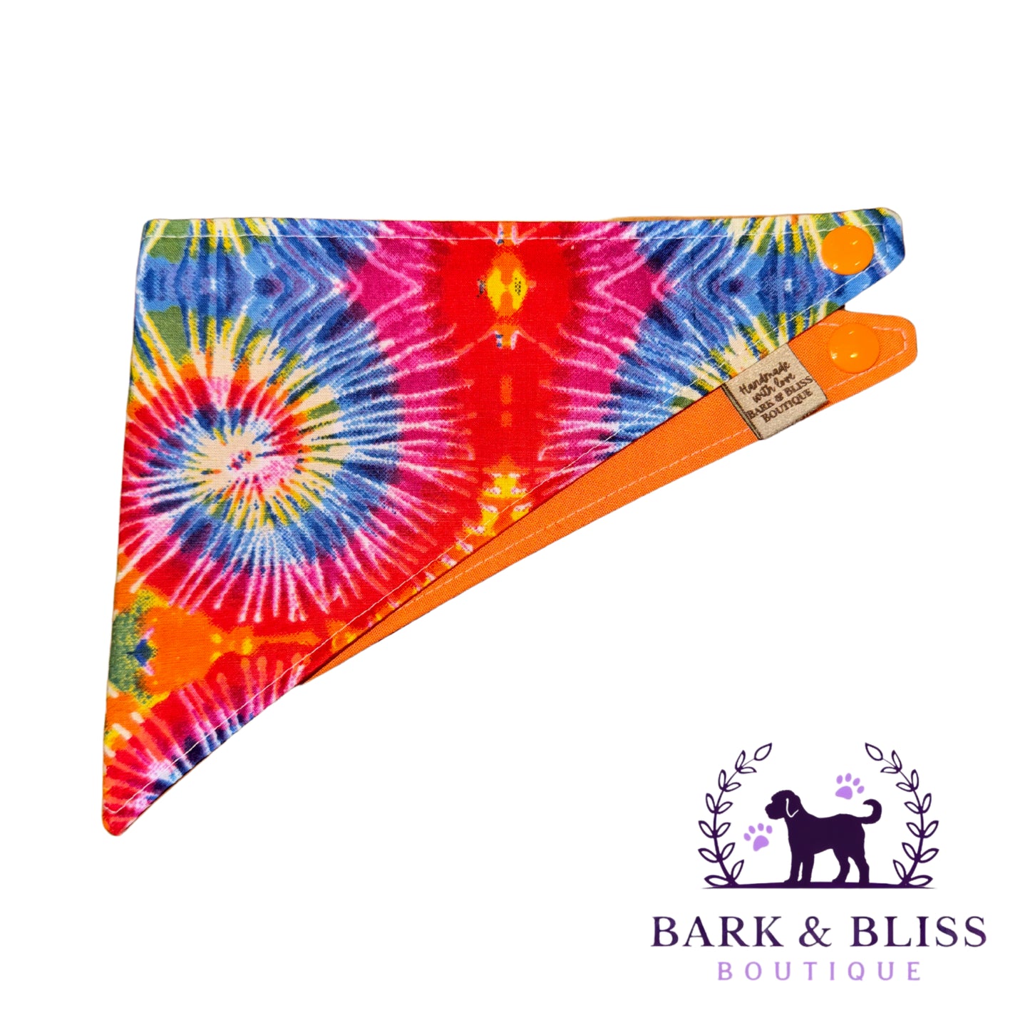 Rainbow Tie Dye Bandana